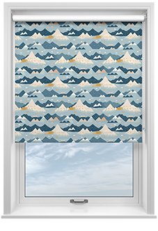 Serene Summit, Frost - Roller Blind